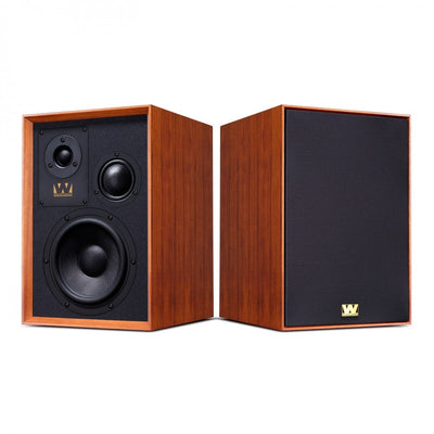 Wharfedale Super Denton Heritage Standmount Bookshelf Speakers Pair - Mahogany