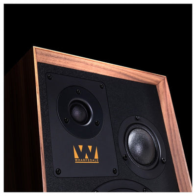 Wharfedale Super Denton Heritage Standmount Bookshelf Speakers Pair - Walnut