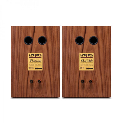Wharfedale Super Denton Heritage Standmount Bookshelf Speakers Pair - Walnut