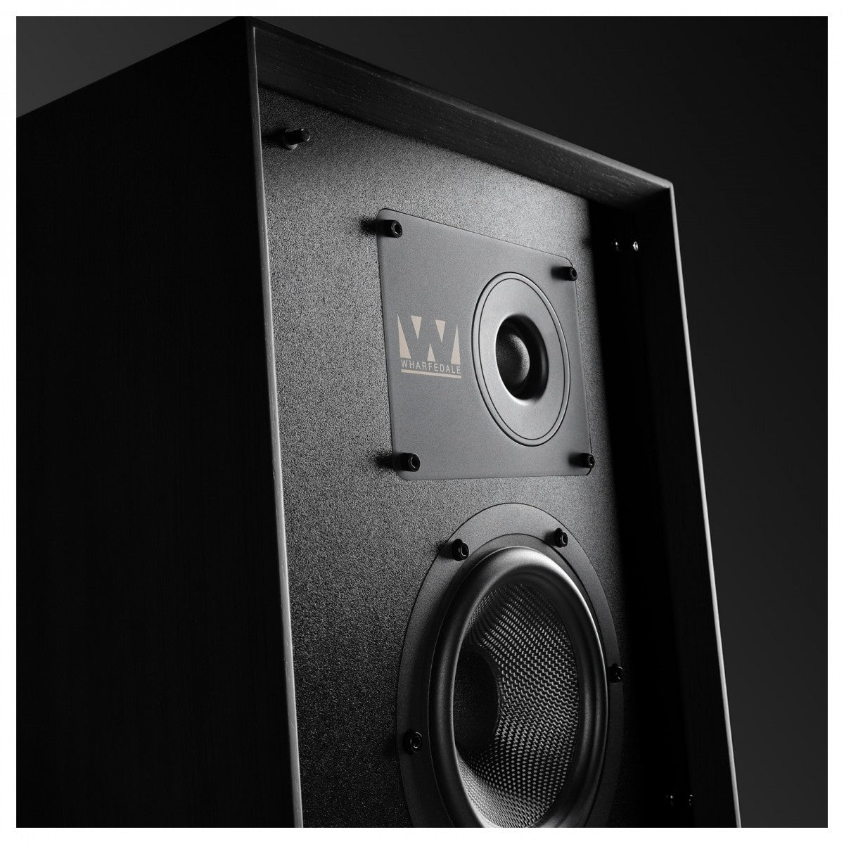 Wharfedale Super Linton Heritage Standmount Bookshelf Speakers Pair - Black Oak