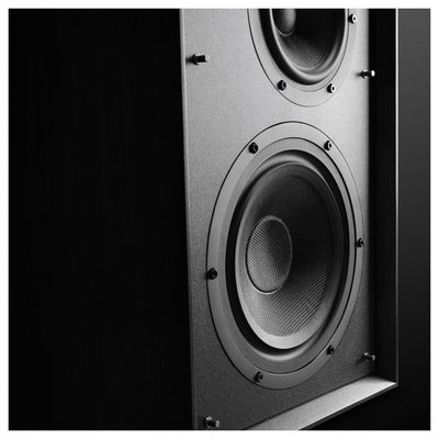 Wharfedale Super Linton Heritage Standmount Bookshelf Speakers Pair - Black Oak