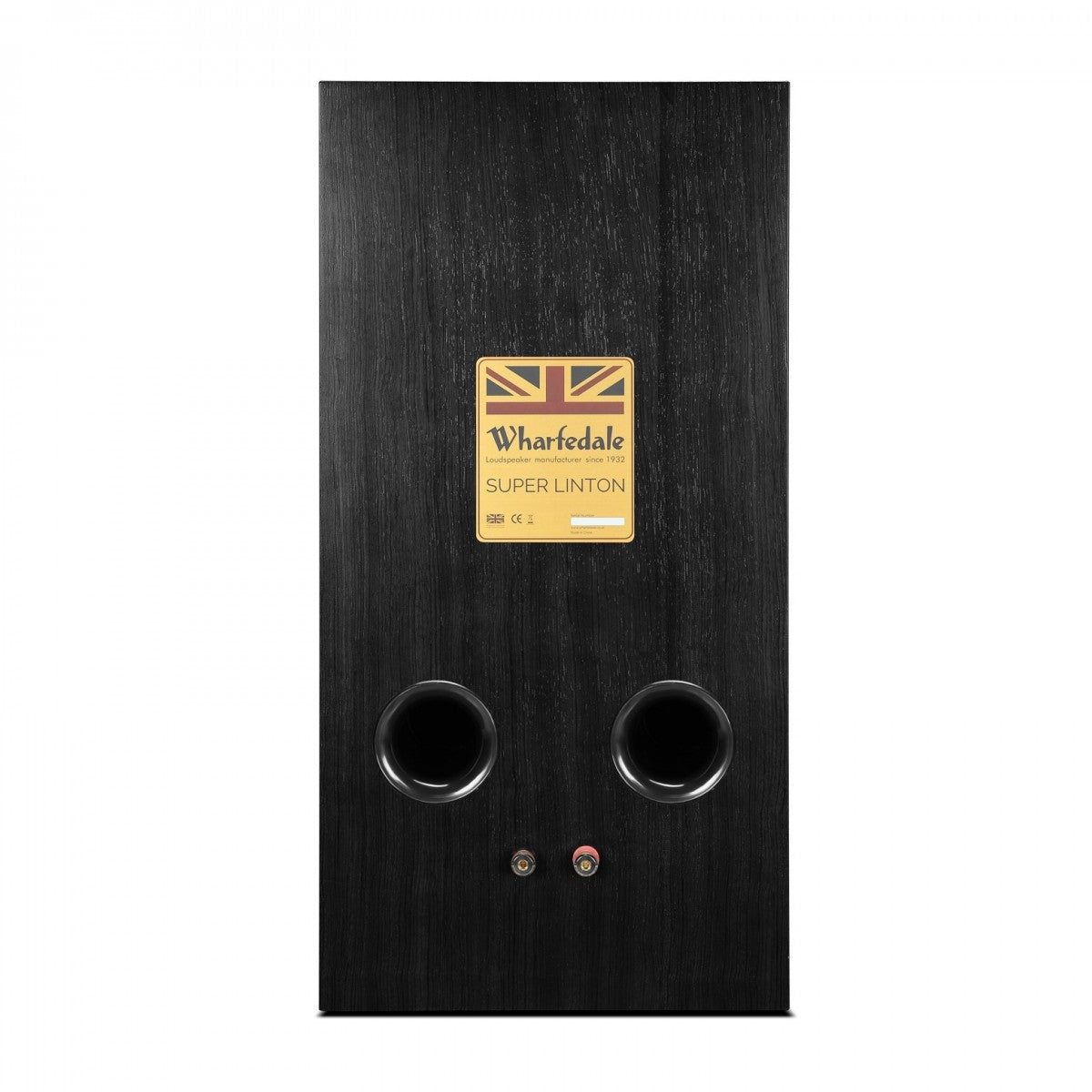 Wharfedale Super Linton Heritage Standmount Bookshelf Speakers Pair - Black Oak