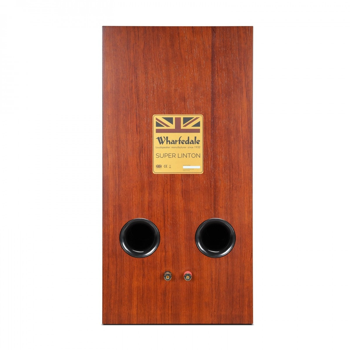 Wharfedale Super Linton Heritage Standmount Bookshelf Speakers Pair - Mahogany