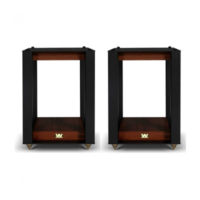 Wharfedale Super Linton Heritage Standmount Speakers with Matching Stands - Mahogany