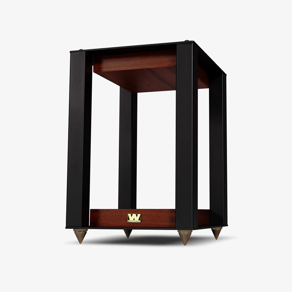 Wharfedale Super Linton Heritage Standmount Speakers with Matching Stands - Mahogany