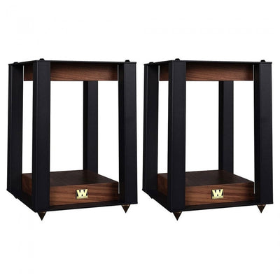 Wharfedale Super Linton Heritage Standmount Speakers with Matching Stands - Walnut