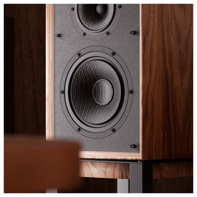 Wharfedale Super Linton Heritage Standmount Speakers with Matching Stands - Walnut