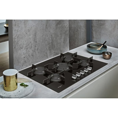 Whirlpool POW 75D2NB Gas Hob 5 Burners 75cm Black