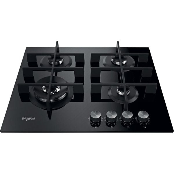 Whirlpool W Collection GOWL 628 NB Gas Hob 4 Burners 60cm Black
