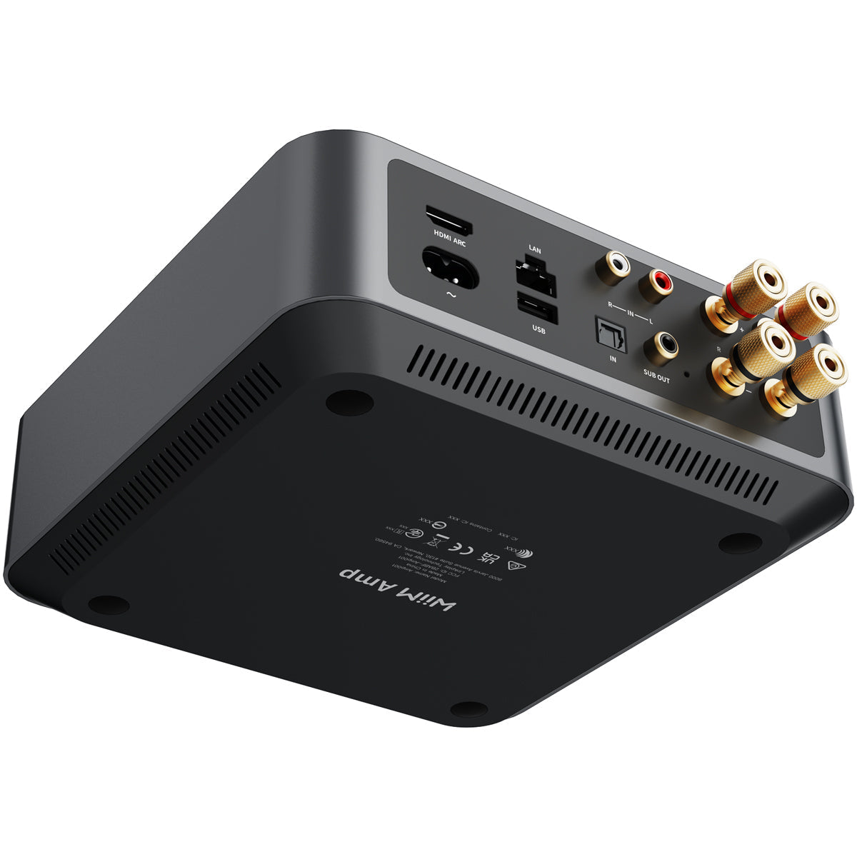 WiiM Amp Network Stereo Amplifier Space Grey