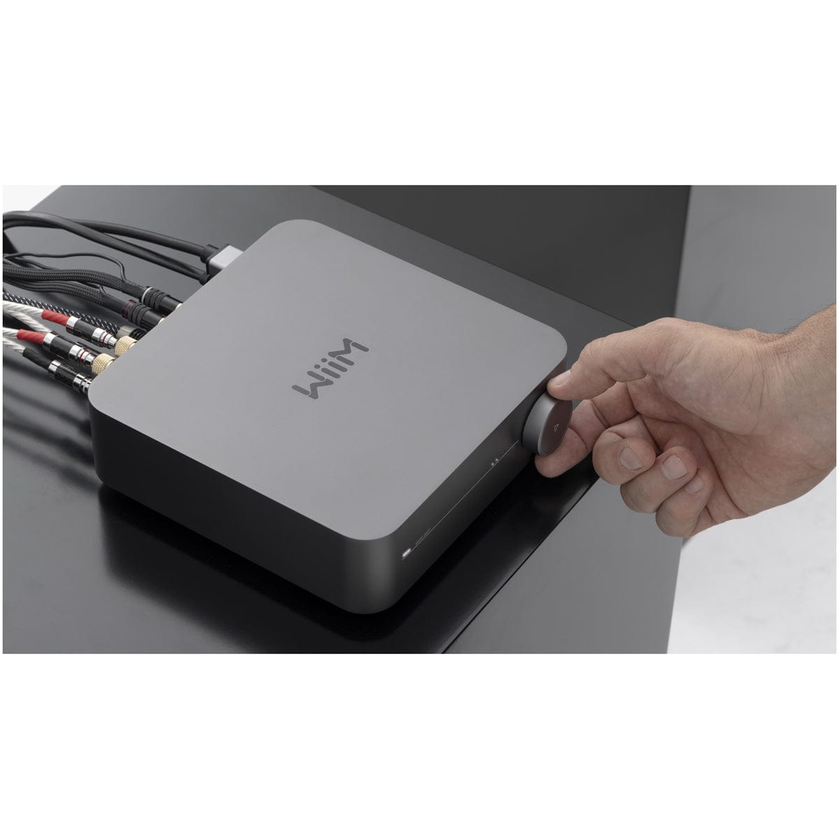 WiiM Amp Network Stereo Amplifier Space Grey