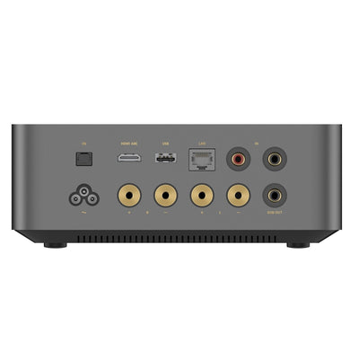WiiM AMP ULTRA Streaming Amp Space Grey with WiiM Sound Mulitroom Speakers Pair & Sub Pro Subwoofer Black HiFi Package