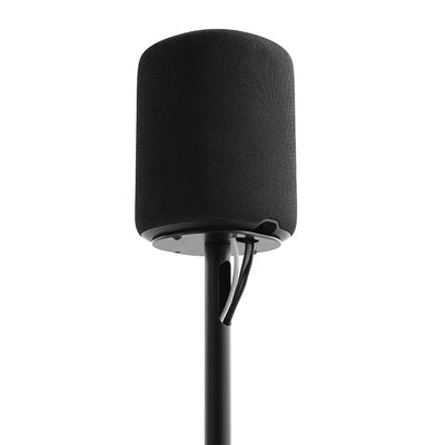 WiiM Sound Lite Wireless Smart Speaker with WiiM NorStone Floor Stand (Single) - Black
