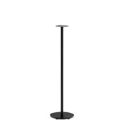 WiiM Sound Lite Wireless Smart Speaker with WiiM NorStone Floor Stand (Single) - Black