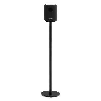 WiiM Sound Wireless Smart Speaker with WiiM NorStone Floor Stand (Single) - Black