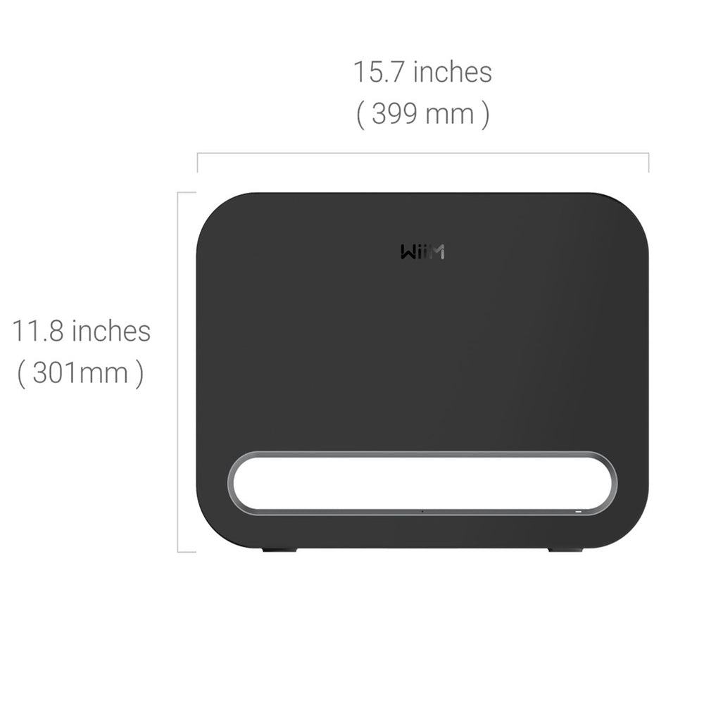 WiiM Sub Pro 8 Inch 250W Wireless Smart Subwoofer with Wi-Fi & Bluetooth - Black