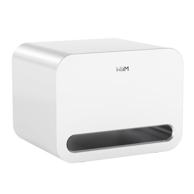 WiiM Sub Pro Wireless Subwoofer with WiiM SOUND Wireless Multiroom Smart Speakers Pair - White