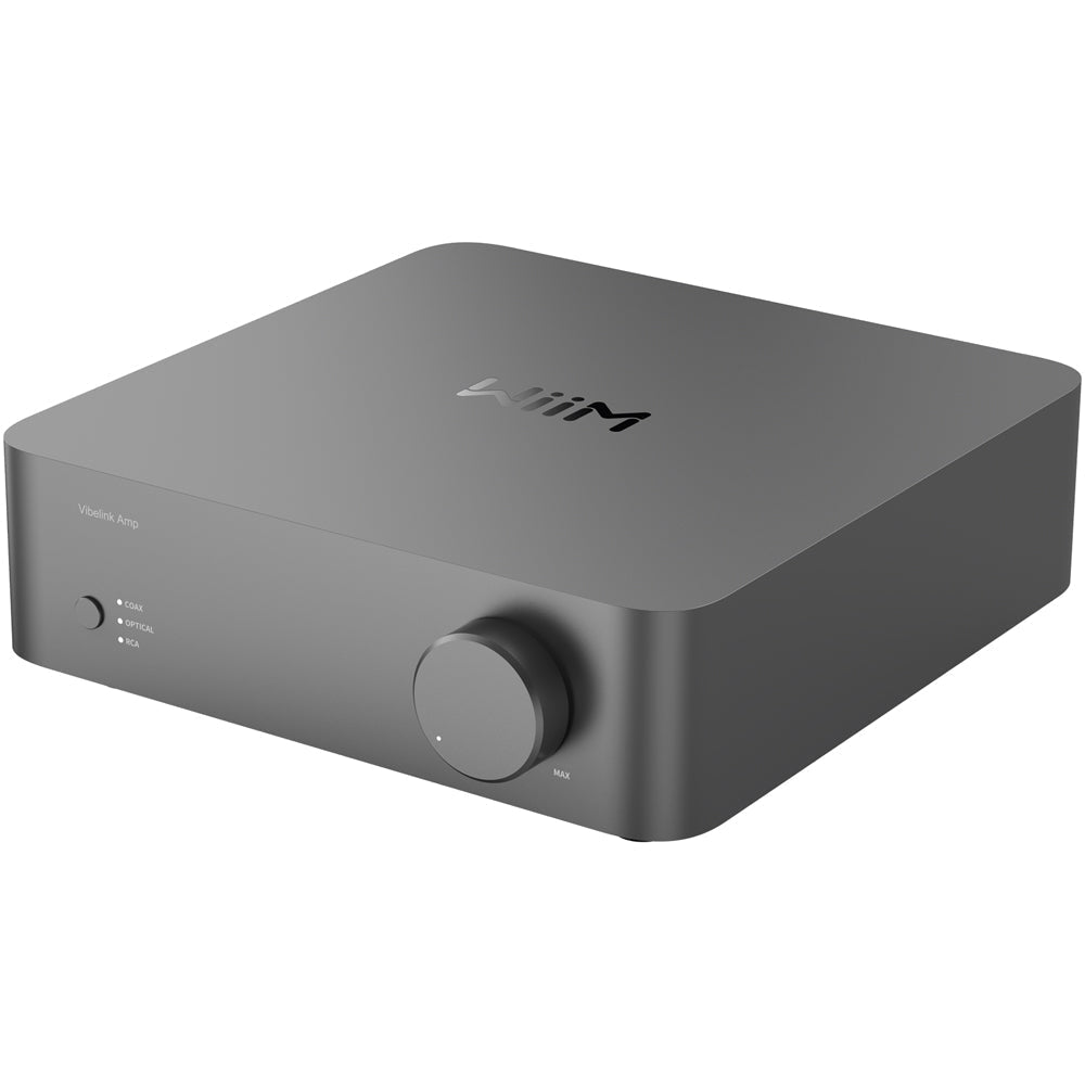 WiiM Vibelink Amp High-Performance Stereo Amplifier Space Grey