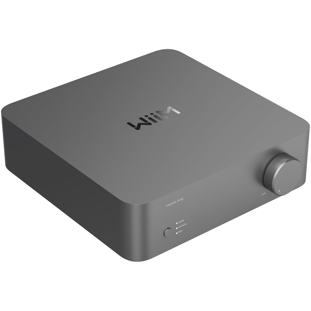WiiM Vibelink Amp High-Performance Stereo Amplifier Space Grey