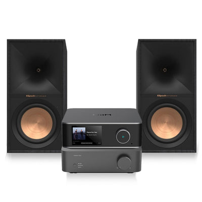 WiiM Vibelink Stereo Amplifier with Ultra Music Streamer Space Grey and Klipsch R-60M Speakers HiFi Bundle