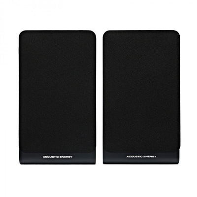 Yamaha AS501 Integrated Stereo Amplifier with Acoustic Energy AE100 MK2 Bookshelf Speakers Pair Black HiFi Package