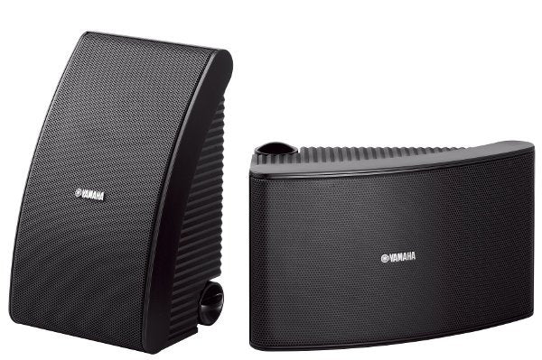 Yamaha NS-AW592 All-Weather Pair of Outdoor Speakers in Black