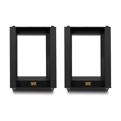 Yamaha R-N600A Network Receiver & CD-S303 CD Player with Wharfedale Linton Heritage Standmount Speakers with Matching Stands - Black