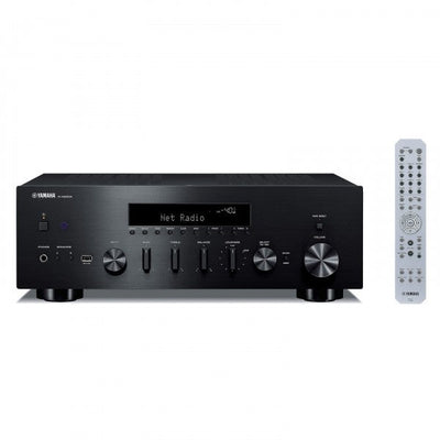 Yamaha R-N600A Network Stereo Receiver and CD-S303 CD Player Black HiFi Package
